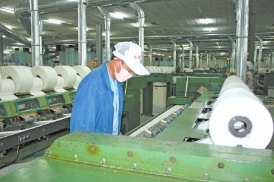 項城市紡織行業效益凸顯